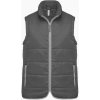 Pánská vesta Kariban vesta Quilted Bodywarmer K6116 prošívaná zateplená 1TE-K6116 dark grey
