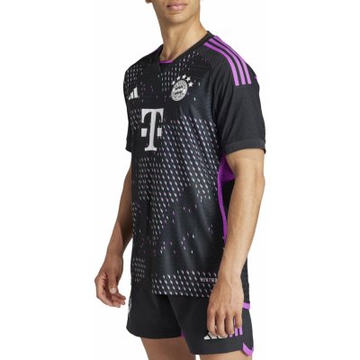 Adidas FC Bayern 23/24 pánský venkovní zápasový fotbalový dres černý – Zboží Mobilmania