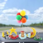 Dekorace do auta Darryy, model anime figurky, 5 ks modelu anime figurky, panenka anime figurky ve – Zboží Dáma