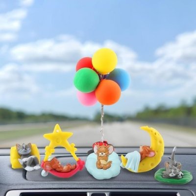 Dekorace do auta Darryy, model anime figurky, 5 ks modelu anime figurky, panenka anime figurky ve – Zboží Dáma