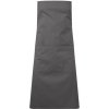 Zástěra Premier Workwear Gastro zástěra tělo PR190 Dark Grey Pantone 425C 70x86cm