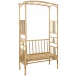 Bambusová pergola Vida oblouk s lavicí 205 cm – Hledejceny.cz