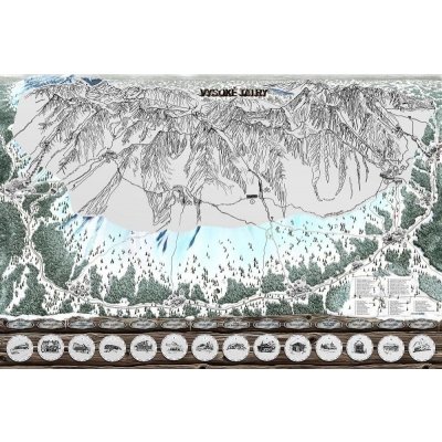 Giftio Stírací mapa Vysoké Tatry Deluxe XL, Zimní edice