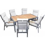 Rojaplast Rohový zahradní set - ANNECY, hliníkový – Hledejceny.cz