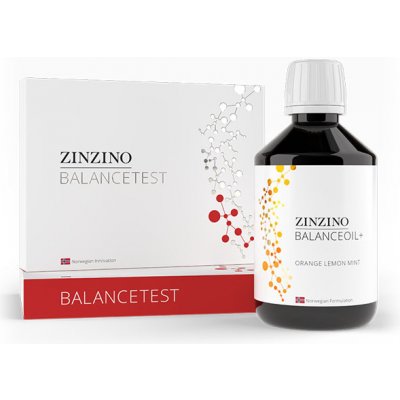 Zinzino Sada BalanceOil+ 300 ml a Balance Test