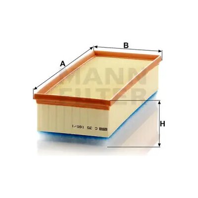 MANN FILTER Vzduchový filtr C 35 160/1 – Hledejceny.cz