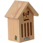 Esschert Design Best For Birds pro motýly 17 x 12 x 23 cm světle hnědý – HobbyKompas.cz