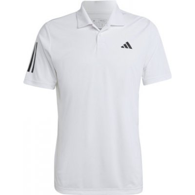 adidas Polo tričko 3 stripes club bílá