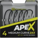 RidgeMonkey Ape-X Medium Curve 2XX Barbed vel.6 10ks