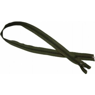 Spirálový zip, dělitelný - 70cm - khaki - WICO - BALENÍ 10 ks – Zboží Dáma