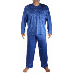 Vláďa V1497 pánské pyžamo dlouhé modré