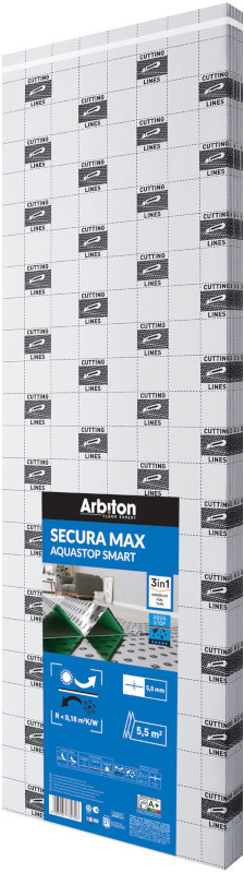 Arbiton Secura Max Aquastop Smart 3in1 5 mm m²