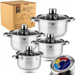 Karl Hausmann Sada hrnců Zelda nerezová ocel 8 ks – Zboží Mobilmania