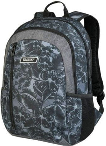 Target batoh s potiskem květin černá