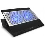 Connect IT FrostBlast chladicí podložka pod notebook s modrým podsvícením – černá – Sleviste.cz