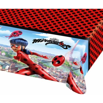 Ubrus na párty 180x120cm Miraculous Ladybug plastový Amscan – Zboží Mobilmania