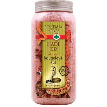 Bohemia Herbs Hadí jed relaxační koupelová sůl 900 g