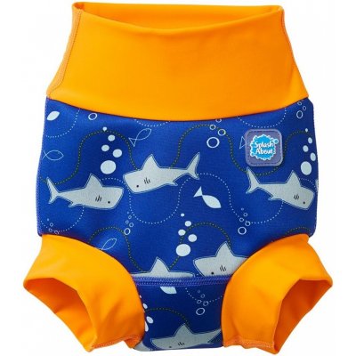 Splash About New Happy Nappy Shark Orange