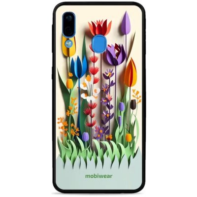 Pouzdro Mobiwear Glossy Samsung Galaxy A40 - G015G Barevné květinky