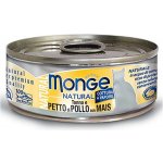 Monge Cat Natural kuře & kukuřice 80 g – Hledejceny.cz