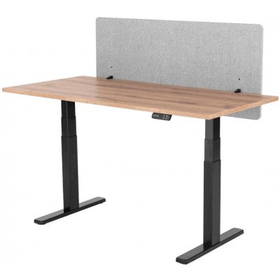 Liftor Silent akustický paraván na stůl 155 x 60 cm světle šedý – Zboží Dáma