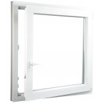 ALUPLAST Plastové okno jednokřídlo bílé 100x90 Pravé, Dvojsklo Ug= 1,1 – Hledejceny.cz