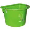 Vybavení stáje a sedlovny Závěsný kbelík na krmivo 12l s háky světle zelený