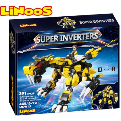 LiNooS robot/dinosaurus s postavičkou 391 ks