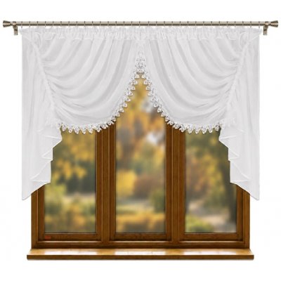 BytoTex Hotová voálová záclona LG11/4W, 400x120 cm – Hledejceny.cz
