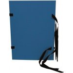 Hit Office Prešpánové spisové desky s tkanicí A4 modré – Zboží Mobilmania