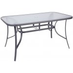 ST Leisure Equipment Stůl Leq GREGORY, 140x80x72 cm, sklo 5 mm ST802139 – Hledejceny.cz