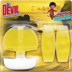 Dr. Devil tekutý WC blok 3v1 Lemon Fresh 3 x 55 ml – Zboží Mobilmania
