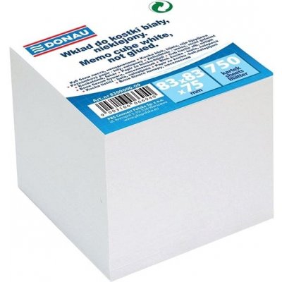 Donau Poznámkový papír náhradní, bílý 83 x 83 mm – Zboží Mobilmania