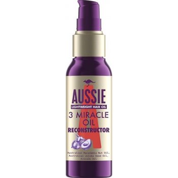 Aussie 3 Miracle Oil Reconstructor olejová péče pro poškozené vlasy 100 ml