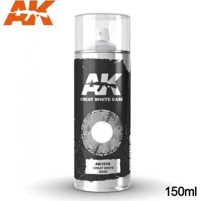 AK INTERACTIVE Great White Base Spray 150ml