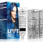 Schwarzkopf Live Ultra Brights or Pastel barva na vlasy 095 Electric Blue – Zboží Mobilmania