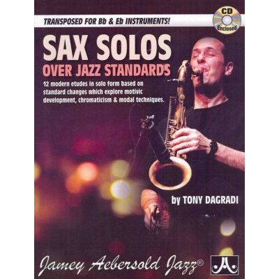 SAX SOLOS over Jazz Standards + CD Bb Eb instruments