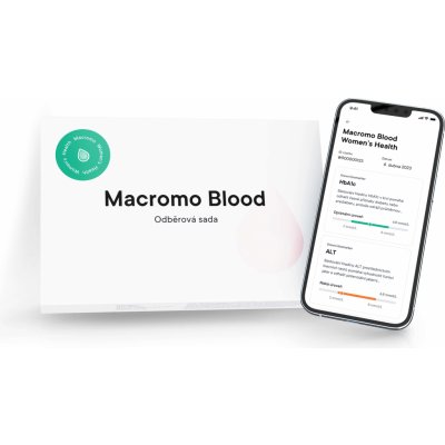 Macromo Krevní test žena játra, štítná žláza, srdce i cukrovka – Sleviste.cz