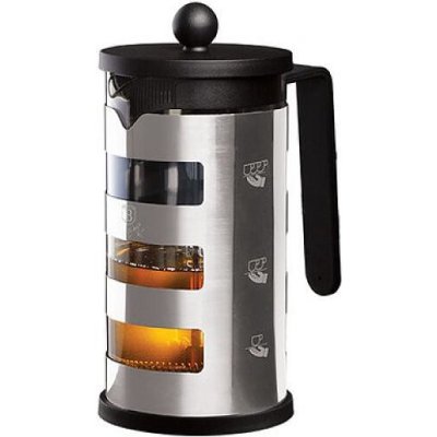 French press BERLINGERHAUS BH-7807 black silver collection 1 l – Zbozi.Blesk.cz