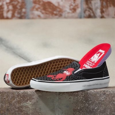 Vans Mn Skate Slip-On Krookedbynatasforrayblk – Zboží Dáma
