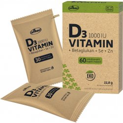 Vitar Vitamin D3 1000IU+betaglukan EKO 60 kapslí