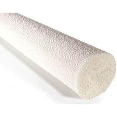 Italský krepový papír Cartotecnica Rossi 180g (50 x 250cm) - bílá 600 – Sleviste.cz