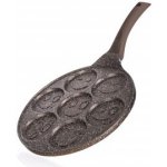 Banquet Crystal na 7 lívanců s nepřílnavým povrchem Granite Brown Smile 26 cm – Hledejceny.cz