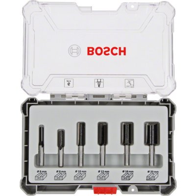 BOSCH 6dílná sada drážkovacích fréz 6-20mm – Zboží Mobilmania