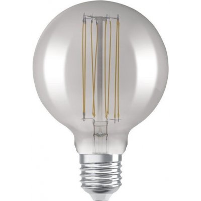 Osram LED žárovka globe Vintage, 11 W, 500 lm, teplá bílá, E27