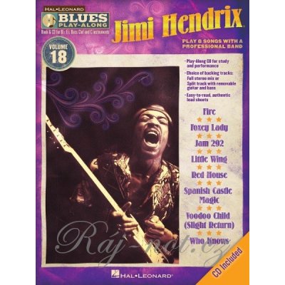 BLUES PLAY ALONG 18 JIMI HENDRIX + CD