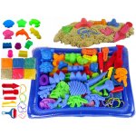 Kinetic Sand Kinetický písek 3 kg sada s bazénkem a formičkami – Hledejceny.cz