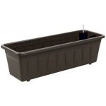 Nohel garden Truhlík samozavlažovací GARDENFLOR plastový hnědý 50 cm – Zboží Dáma