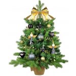 LAALU Ozdobený stromeček NOČNÍ OBLOHA 60 cm s 37 ks ozdob a dekorací – Hledejceny.cz