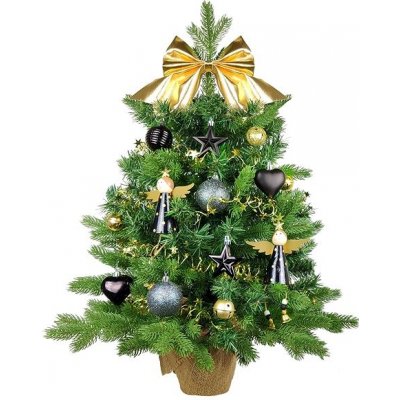 LAALU Ozdobený stromeček NOČNÍ OBLOHA 60 cm s 37 ks ozdob a dekorací – Hledejceny.cz